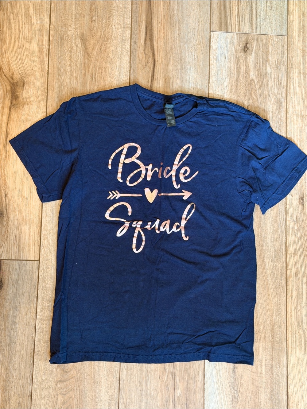 Bride Squad Navy Graphic Tee